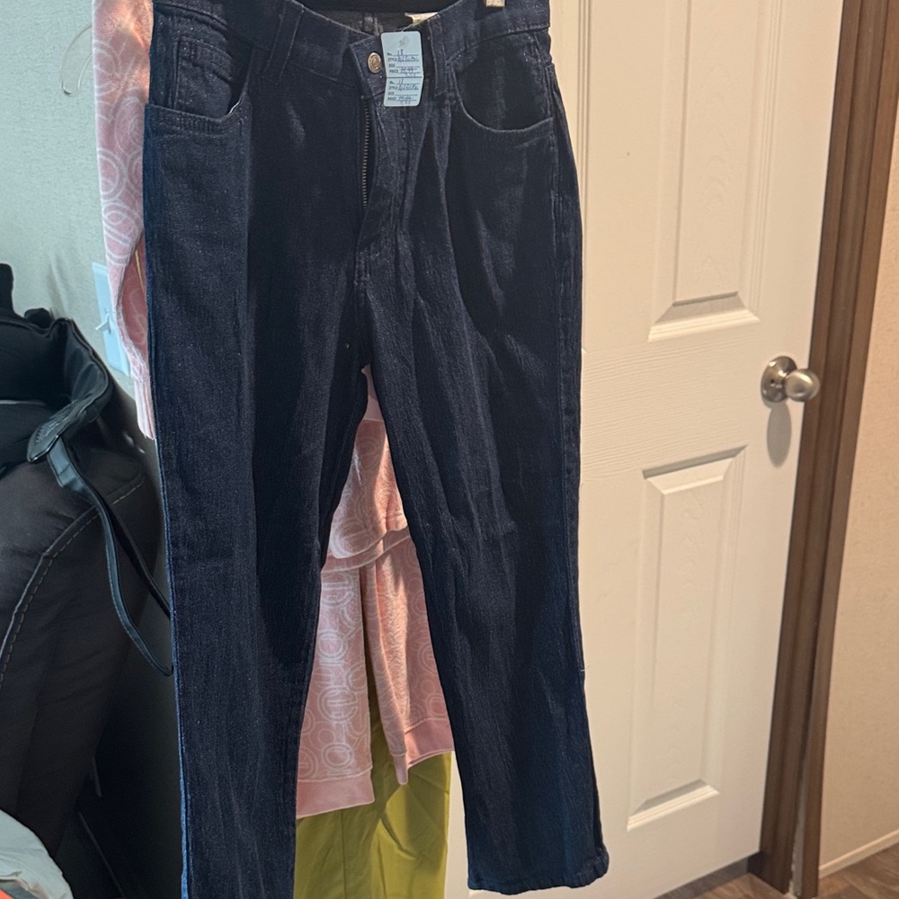 Kid’s Sparkly Dark Blue Jeans